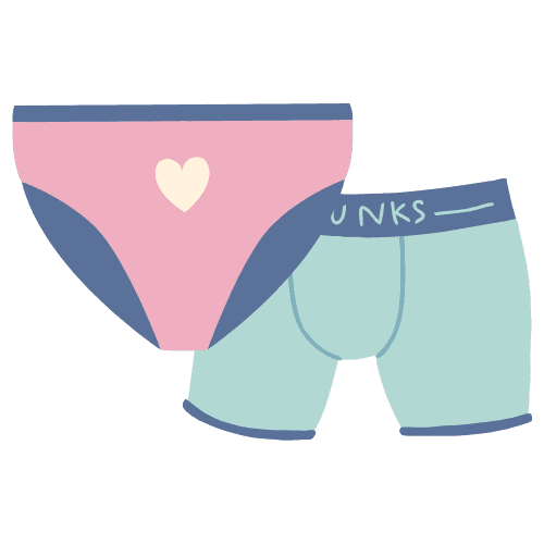 culotte slip trace de caca